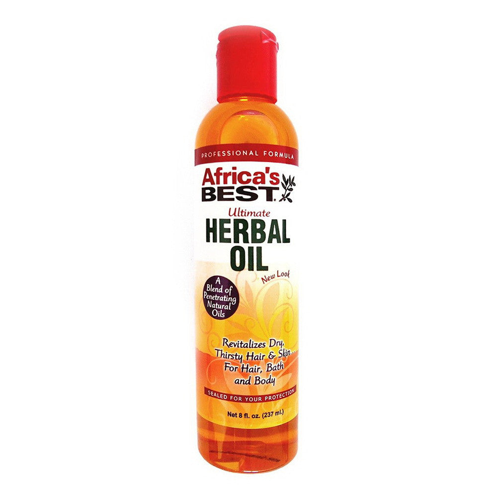 Africas Best Ultimate Herbal Oil for Hair, Skin and Body, 8 Oz